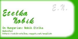 etelka nobik business card